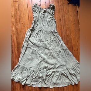 Rachel Parcell Olive Green Maxi Dress